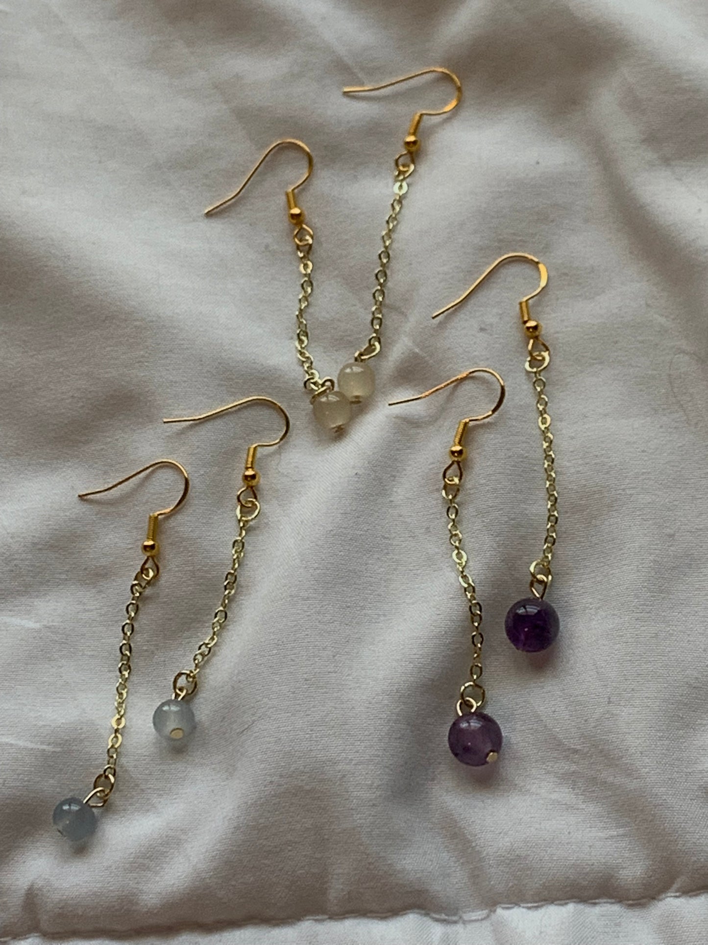 crystal drop earrings