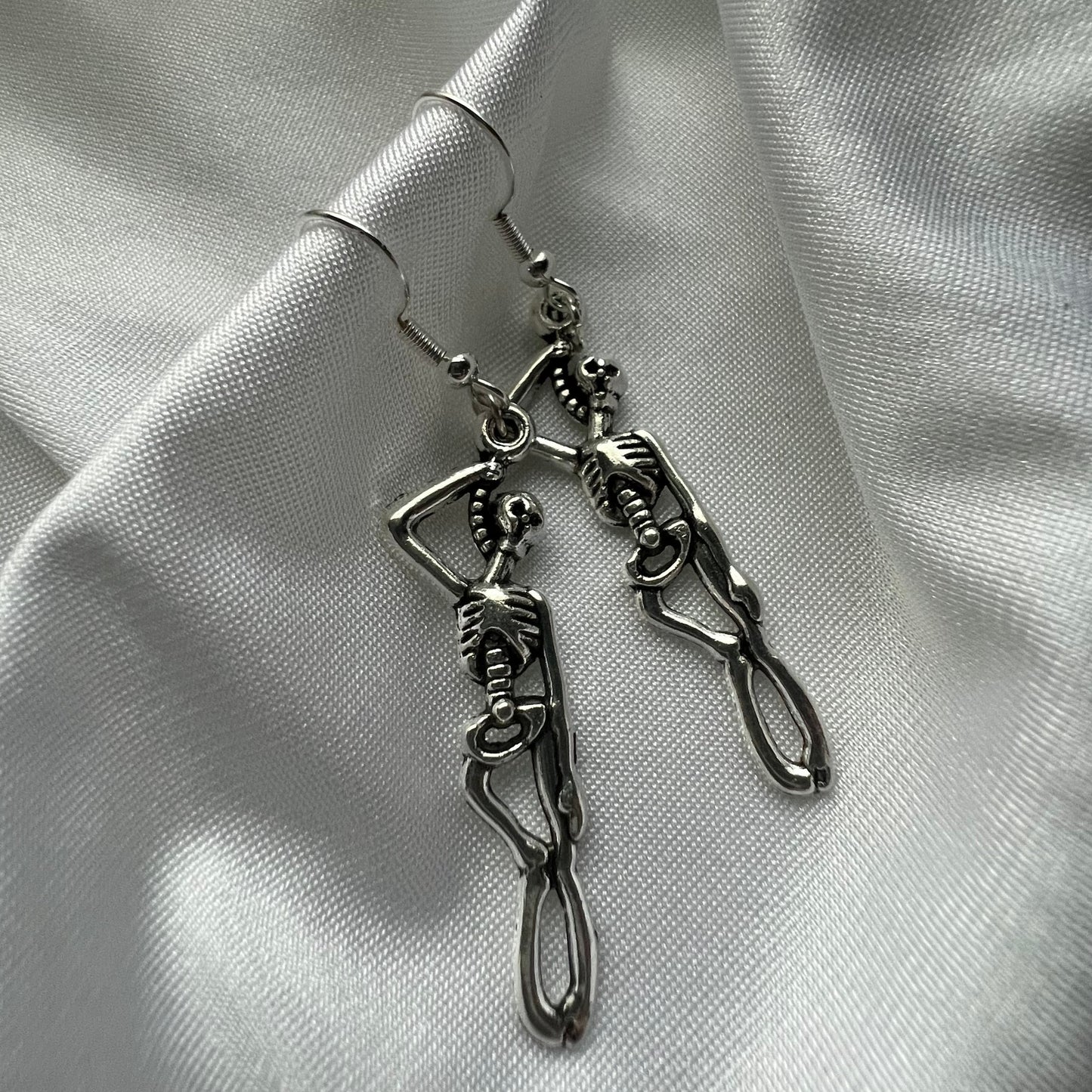 skeleton earrings
