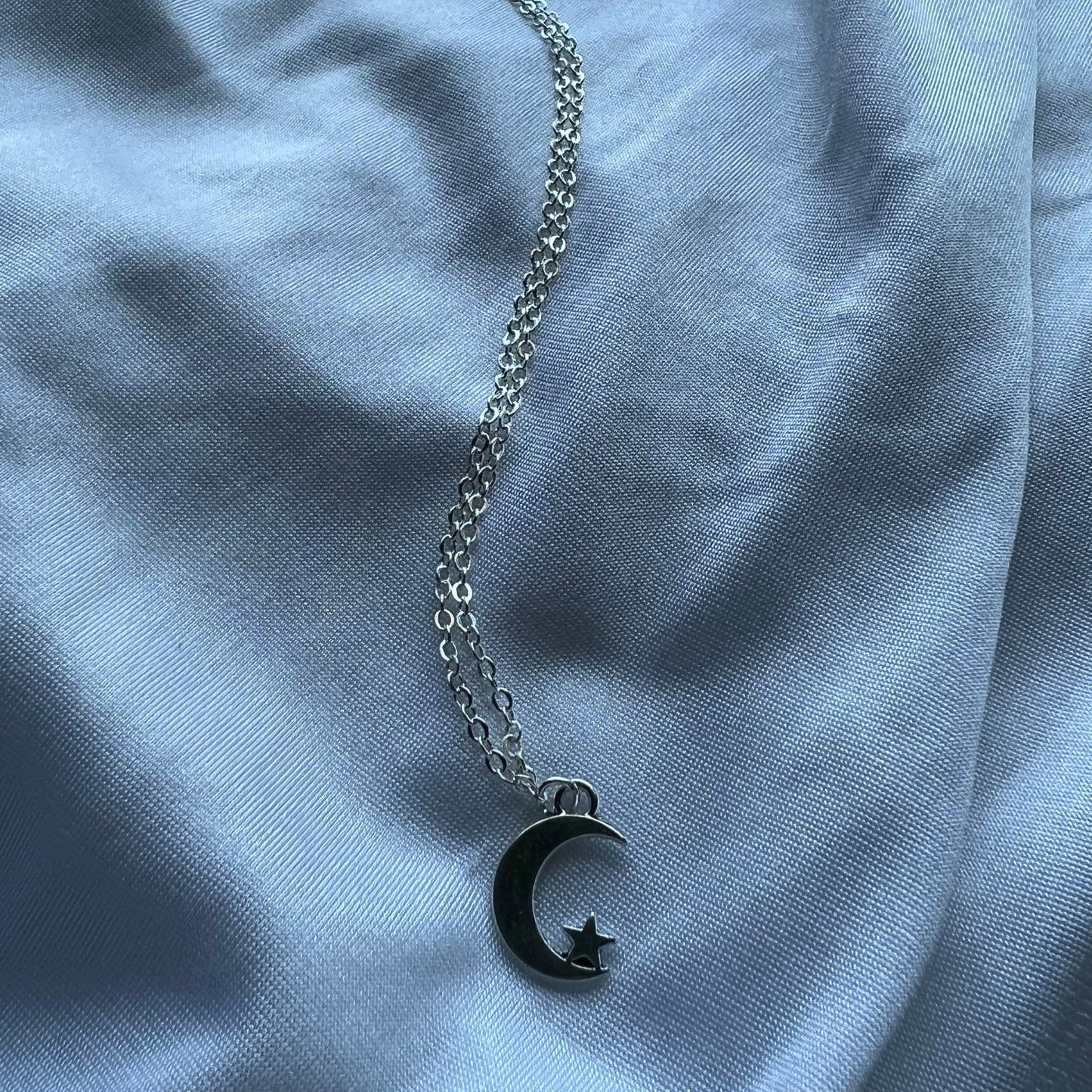 moon and star necklace