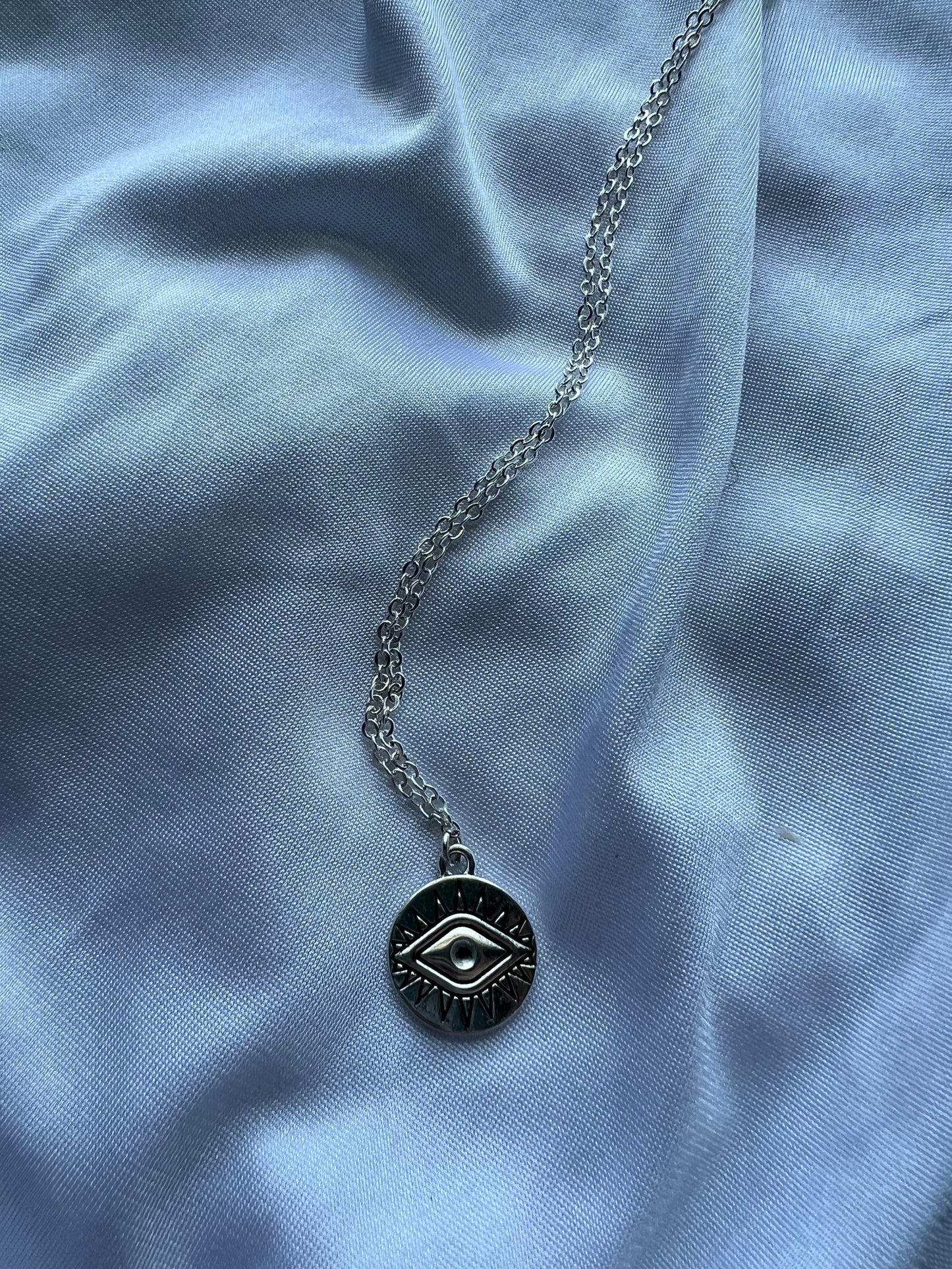 circular eye necklace