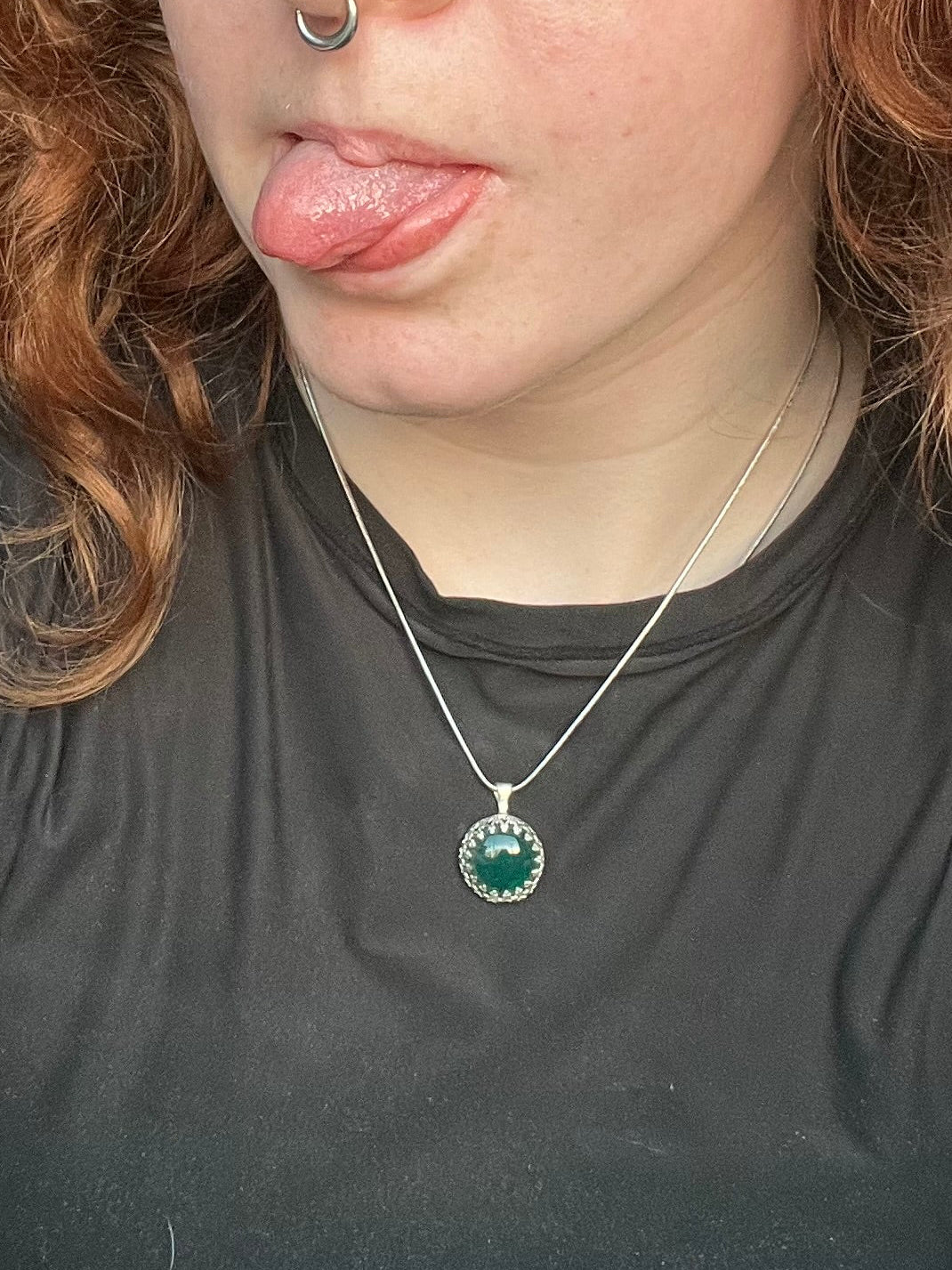 Sterling Silver Round Pendant