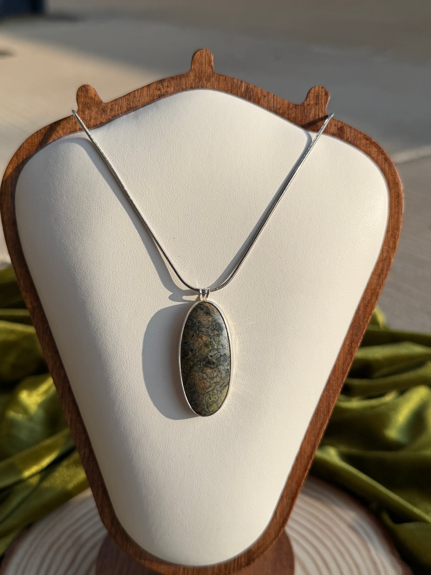 Rainforest Jasper Pendant
