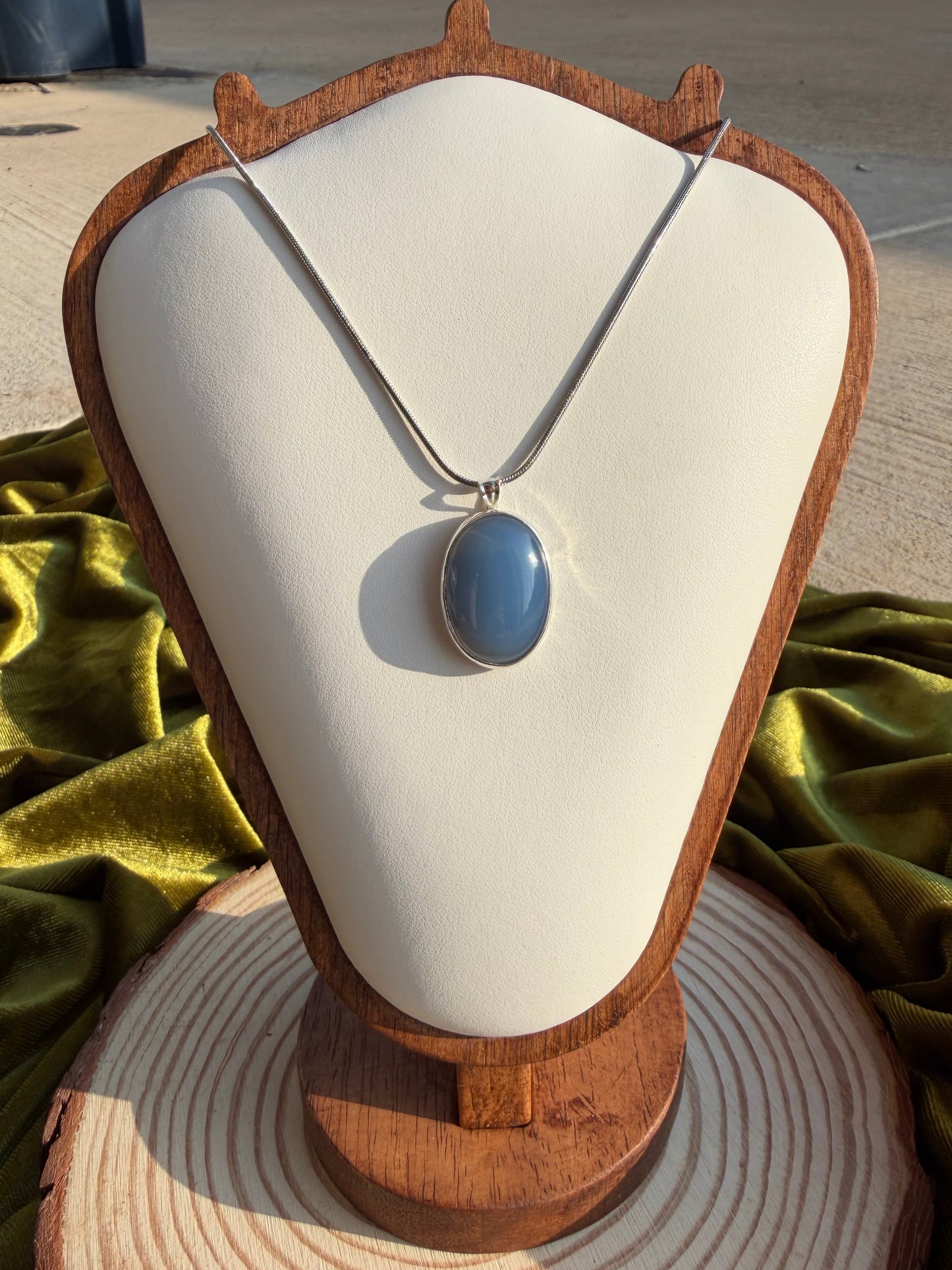 Iced Agate Pendant