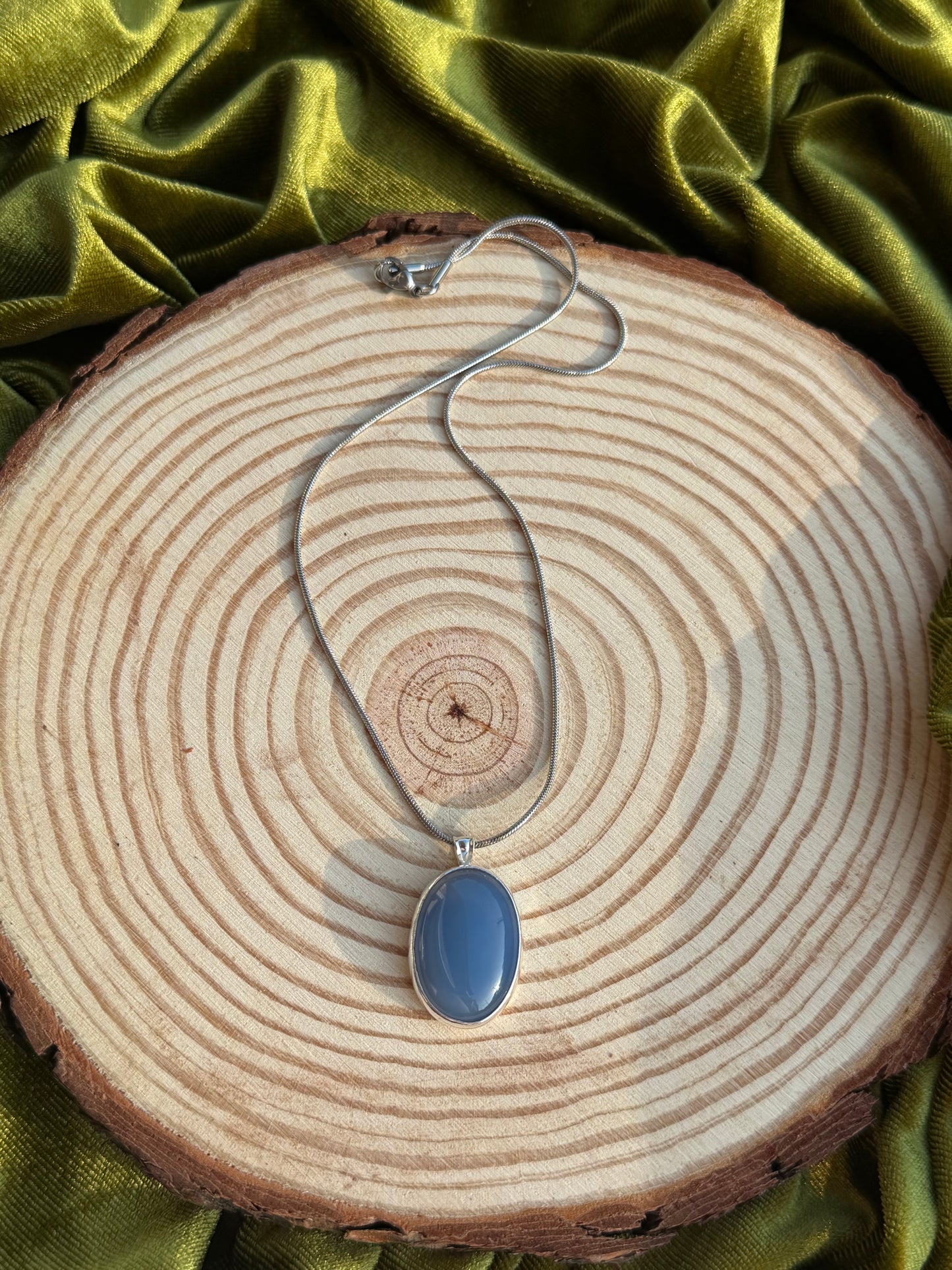 Iced Agate Pendant