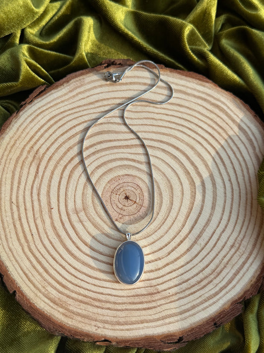 Iced Agate Pendant
