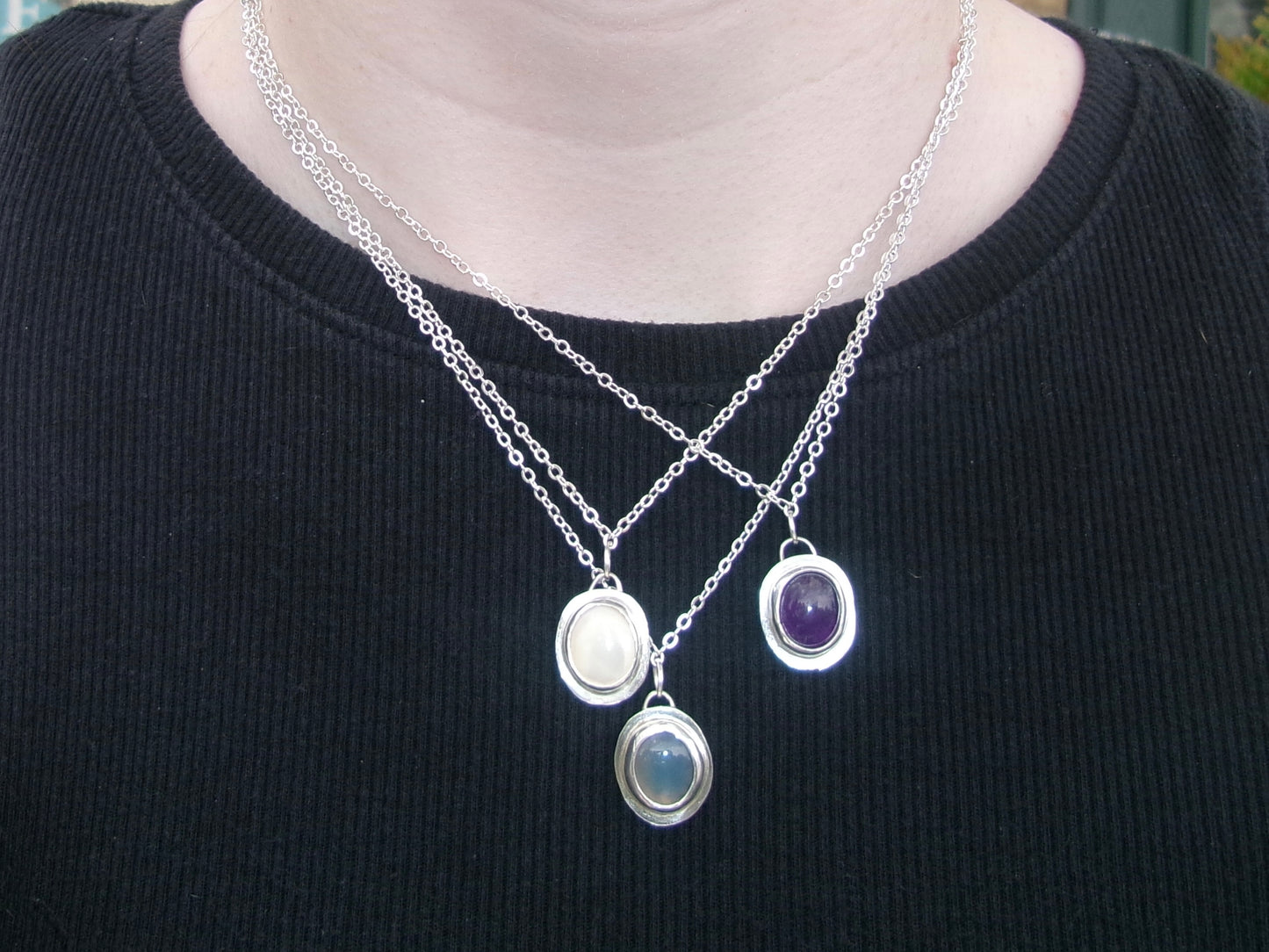 Sterling Silver Pendant Necklace