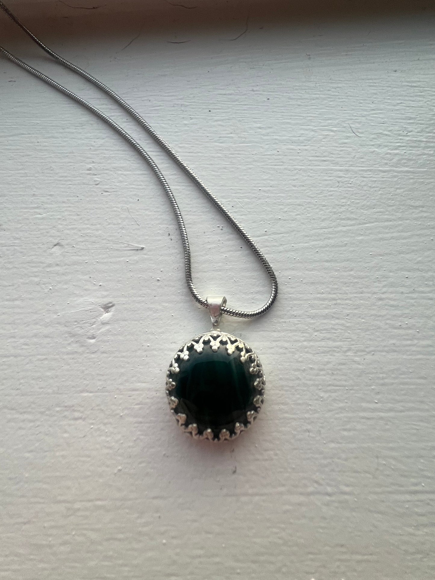 Sterling Silver Round Pendant