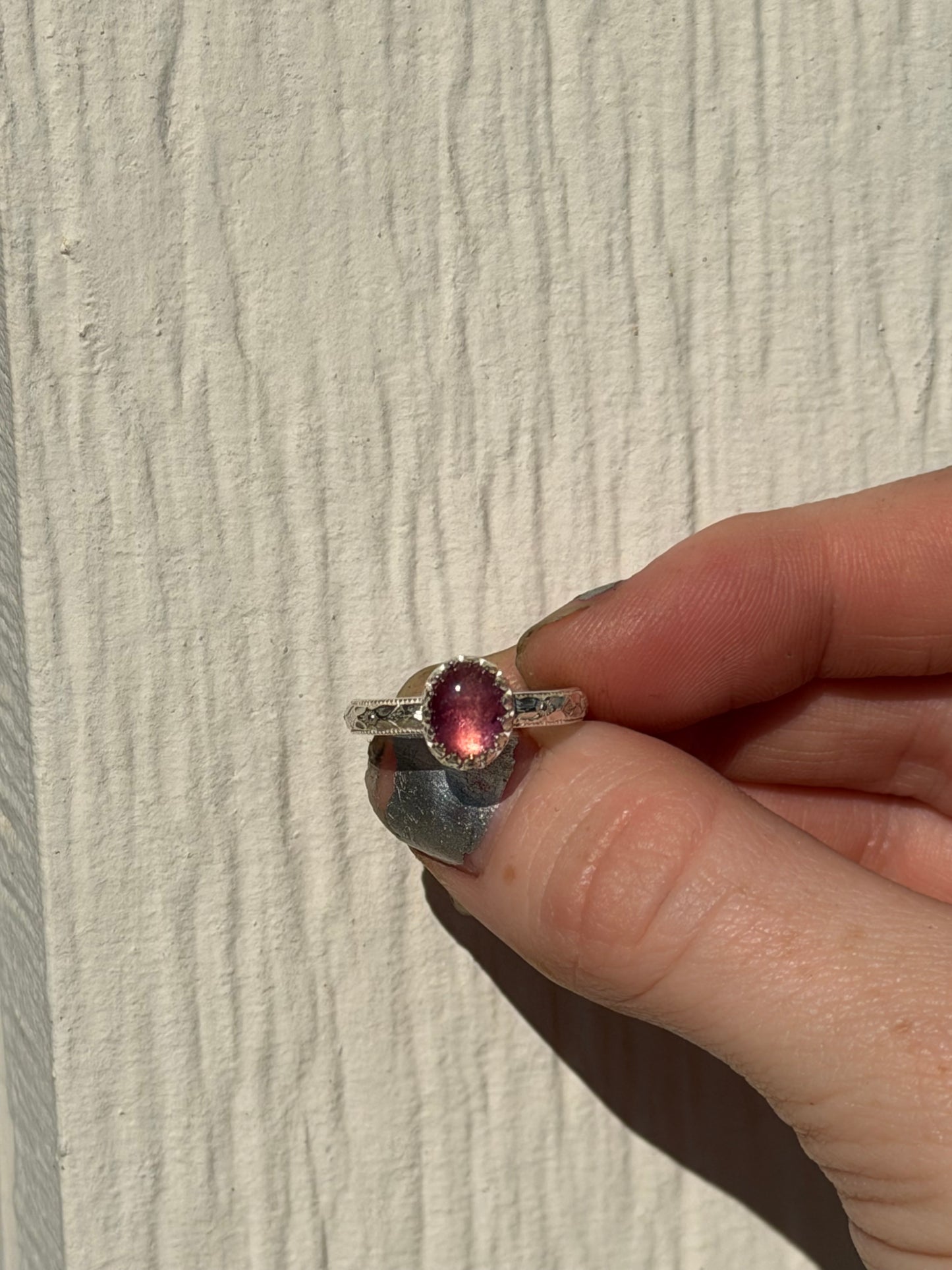Pink Tourmaline Ring