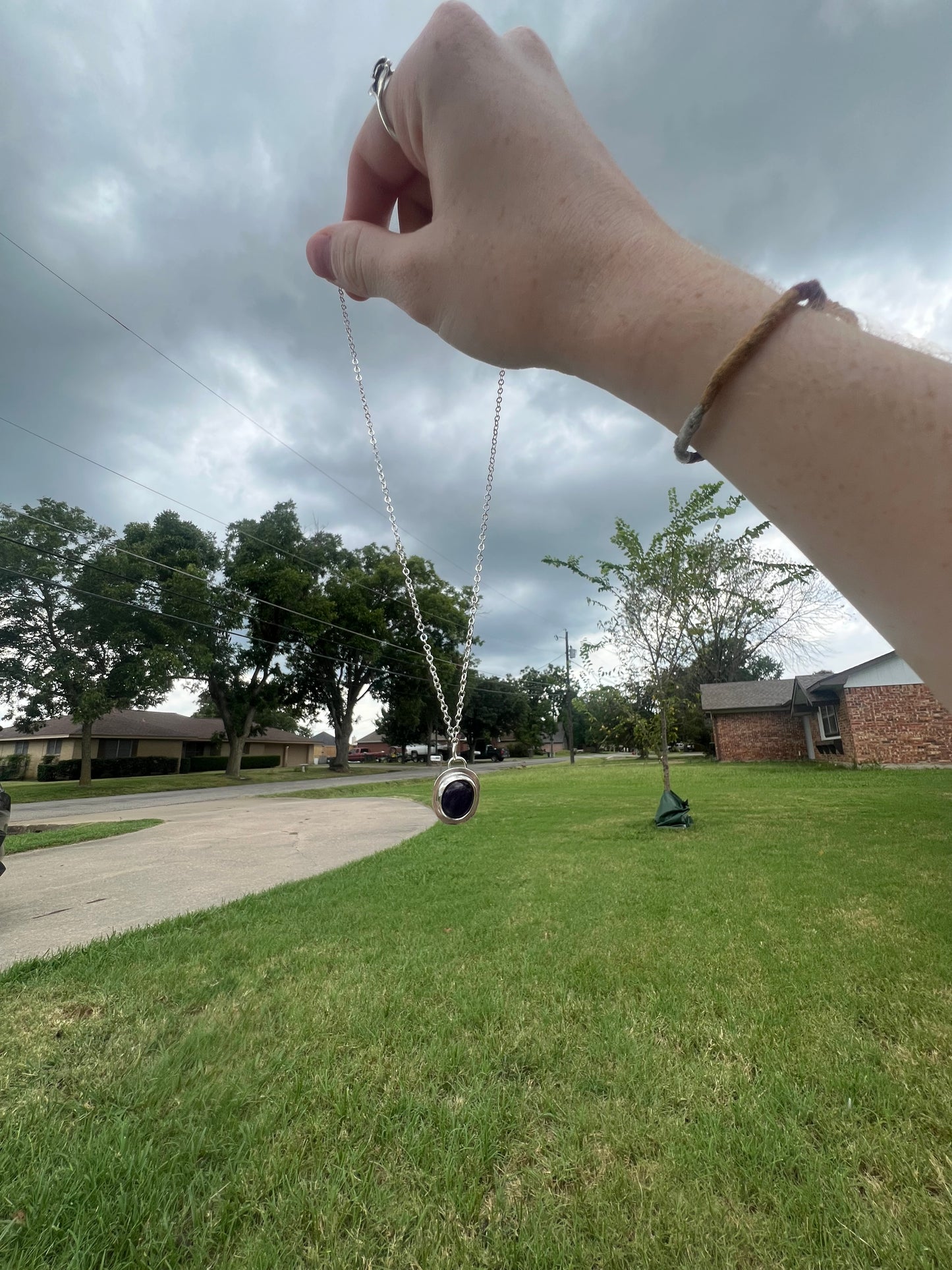 Sterling Silver Pendant Necklace