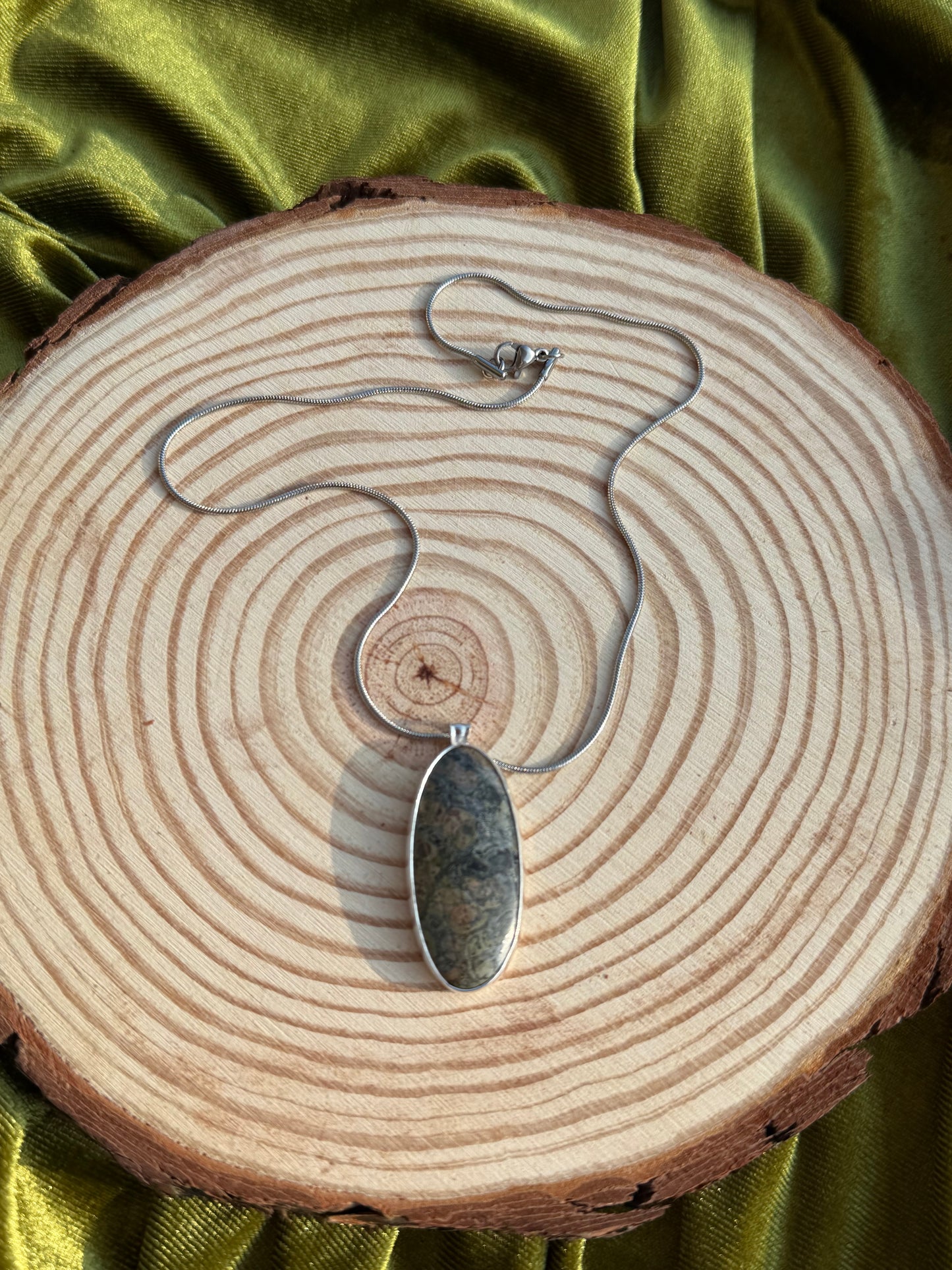 Rainforest Jasper Pendant