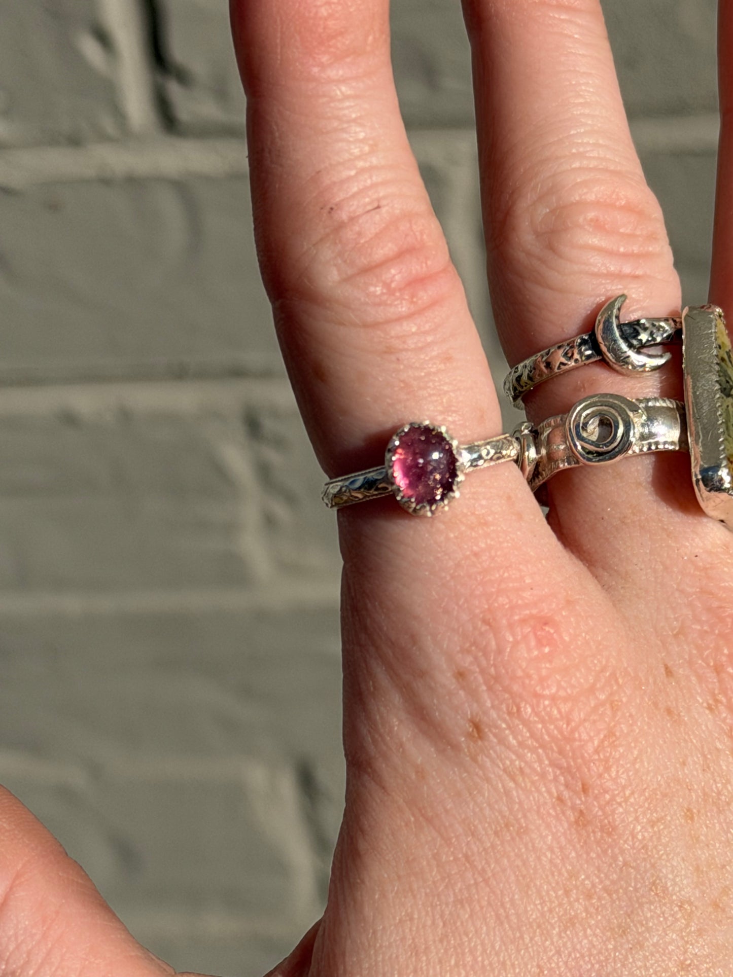 Pink Tourmaline Ring