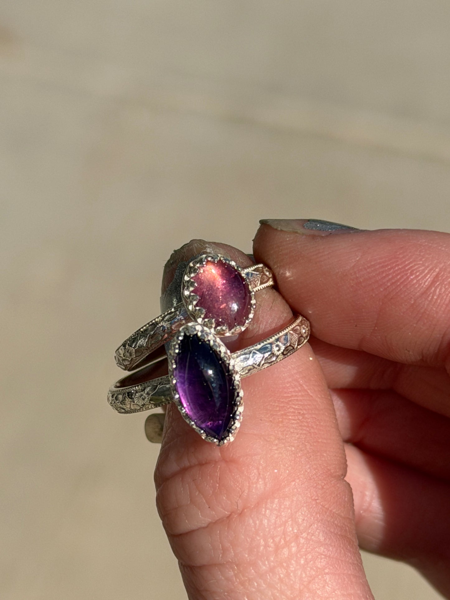 Pink Tourmaline Ring