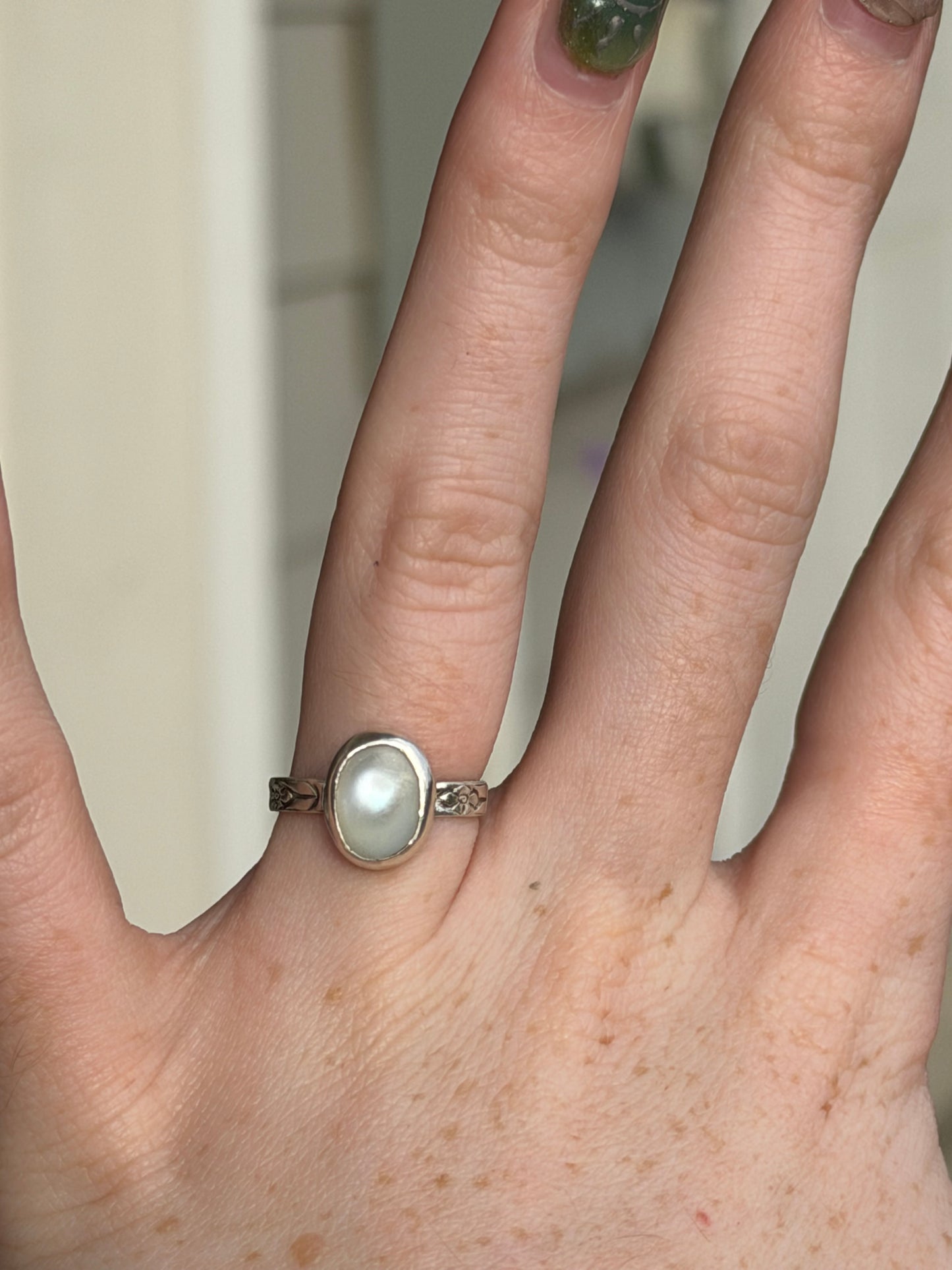 Mother of Pearl Ring