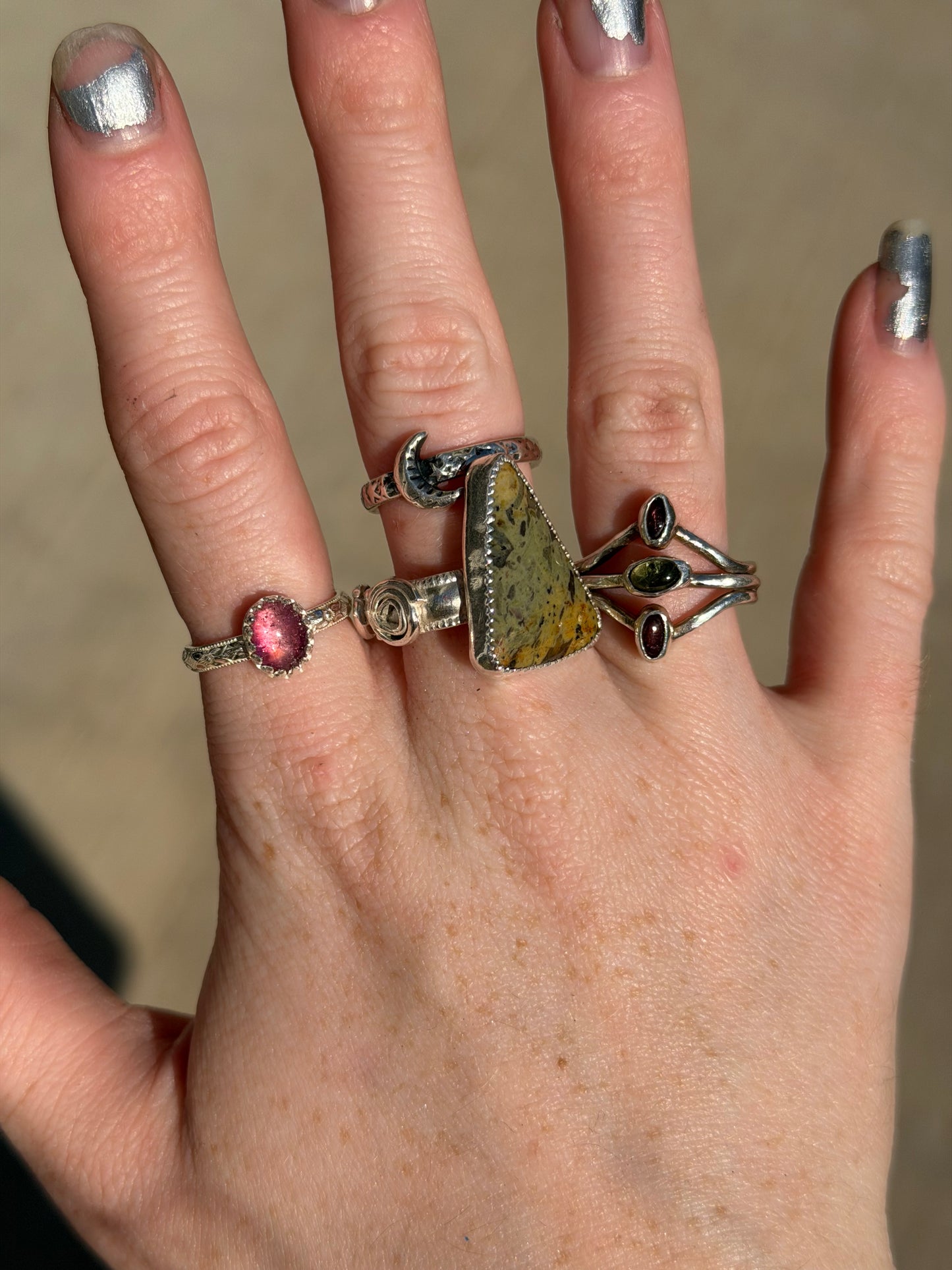 Pink Tourmaline Ring