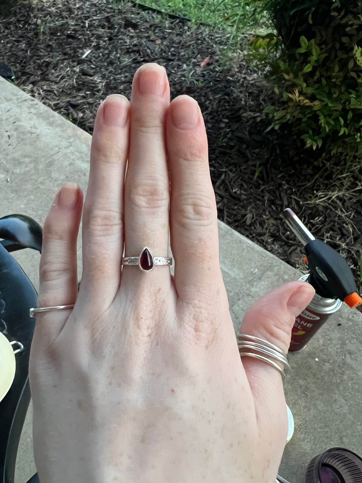 Garnet Rings