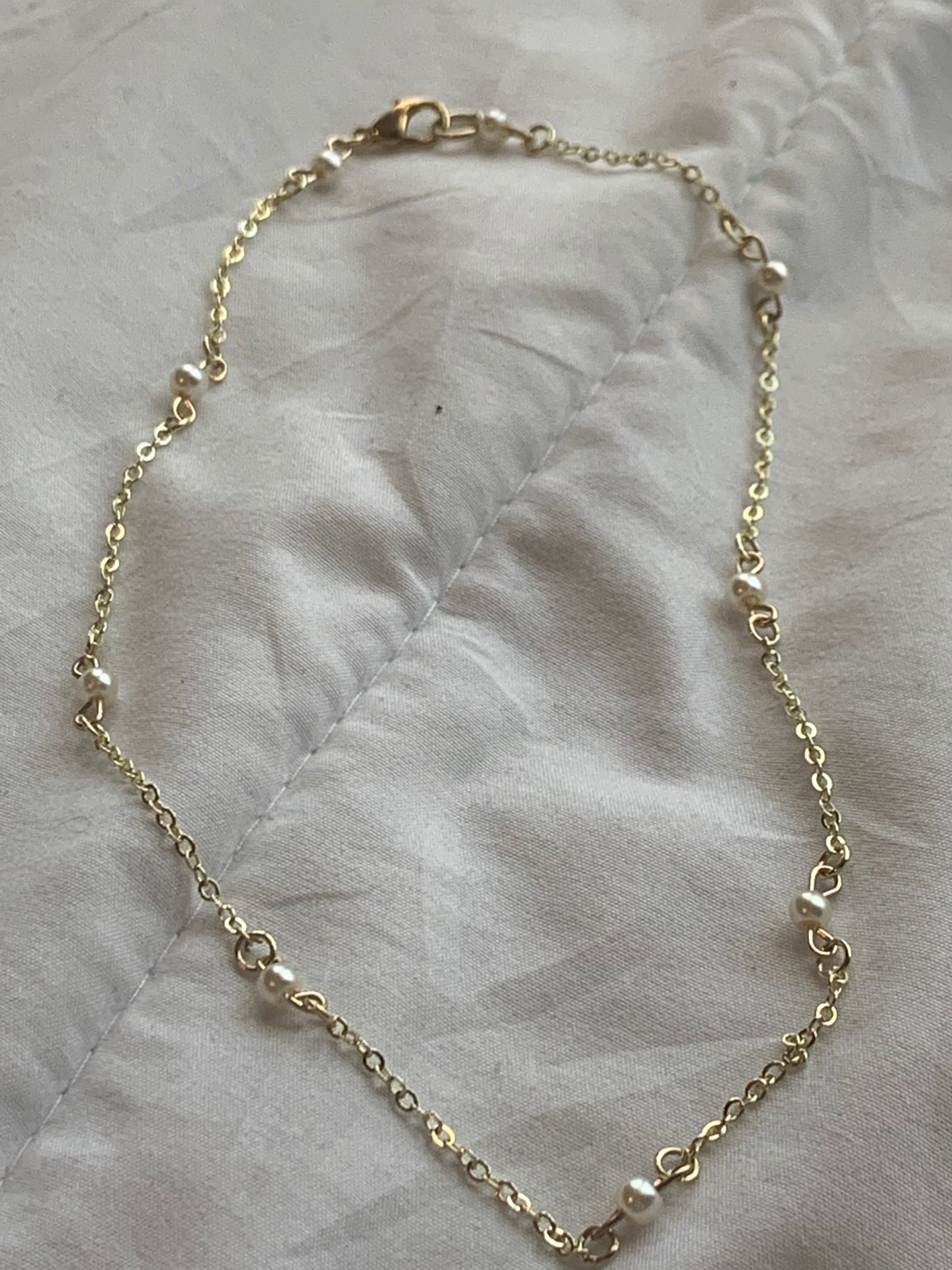 pearl chain necklace