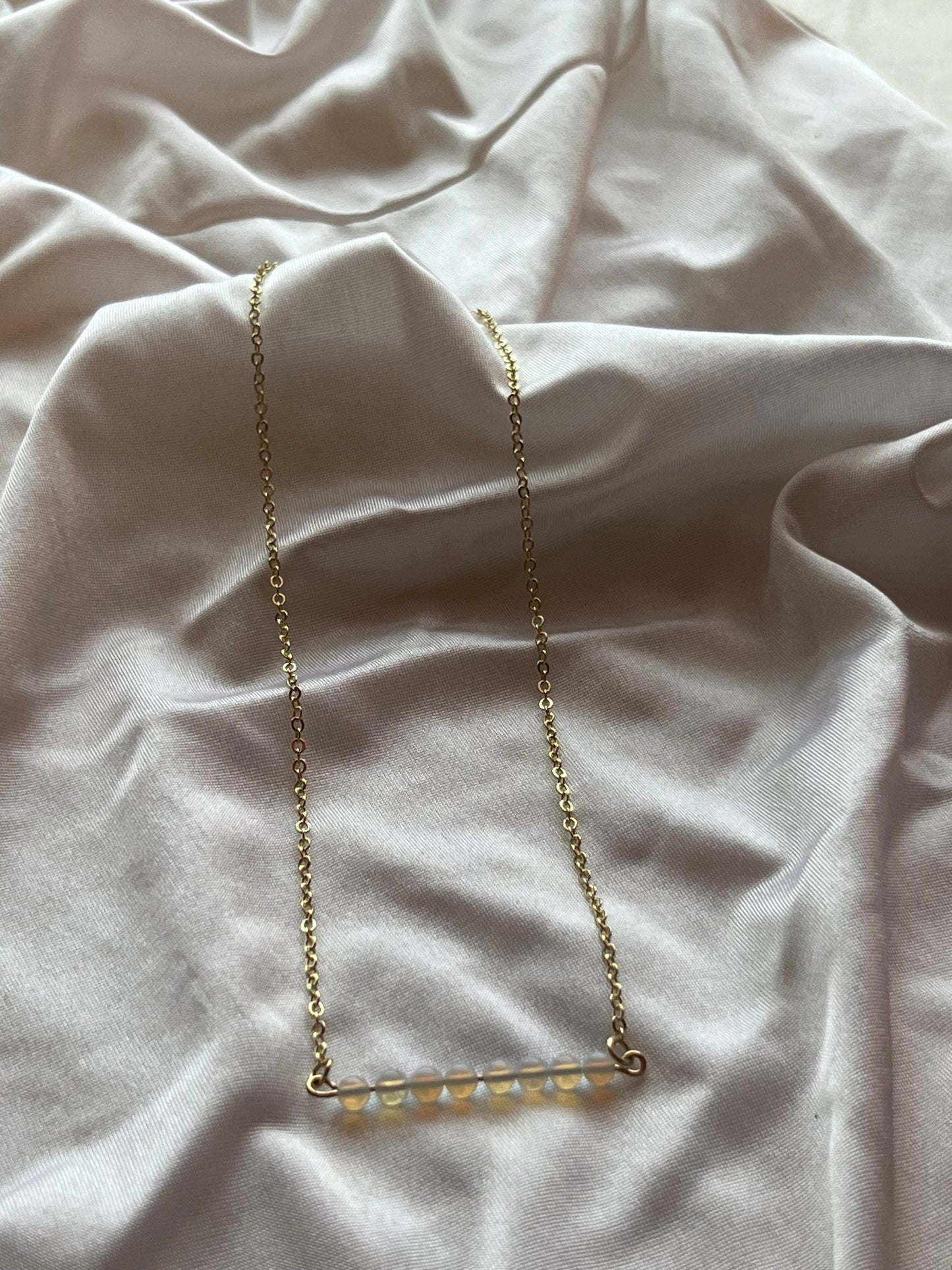 beaded bar necklaces