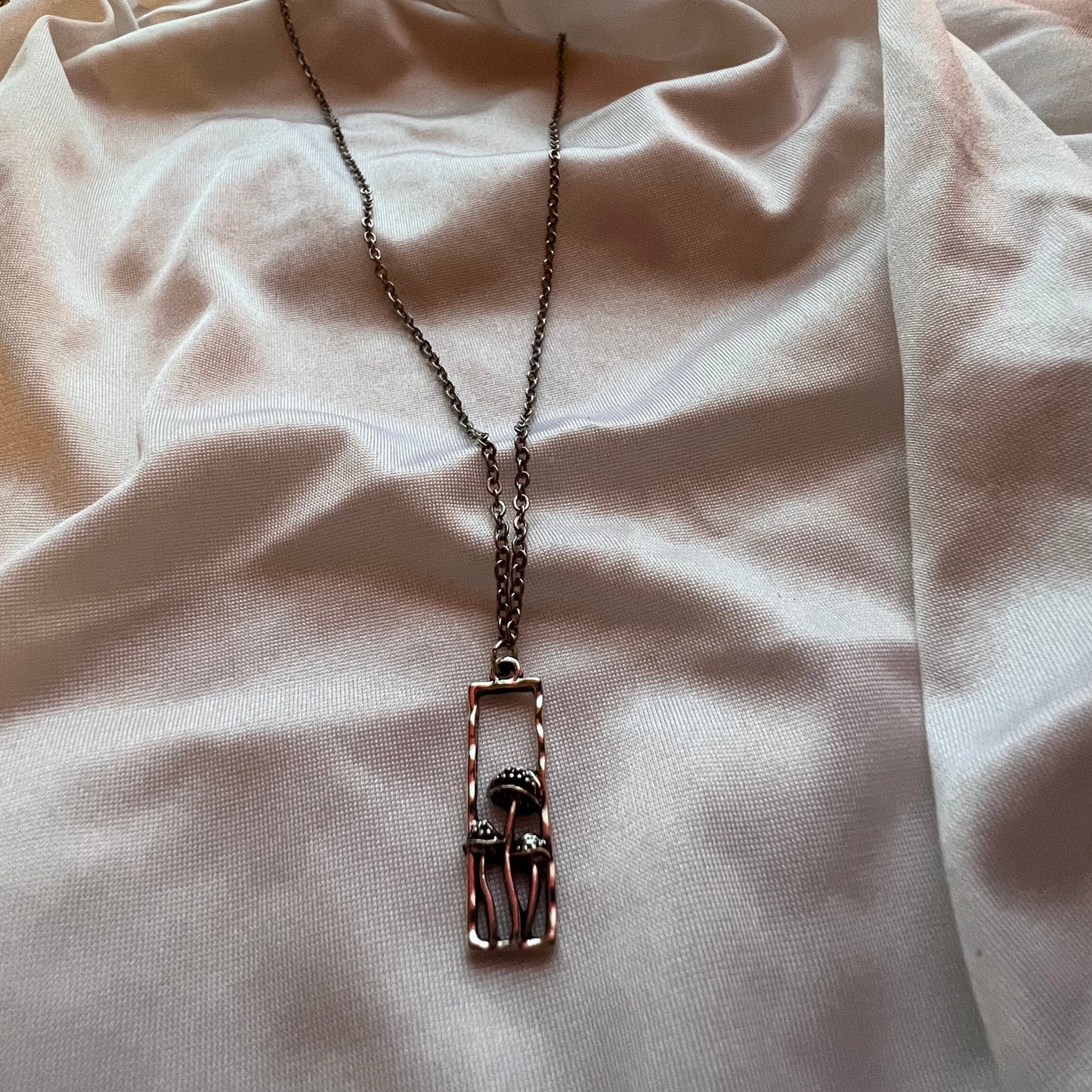 tall mushroom necklace