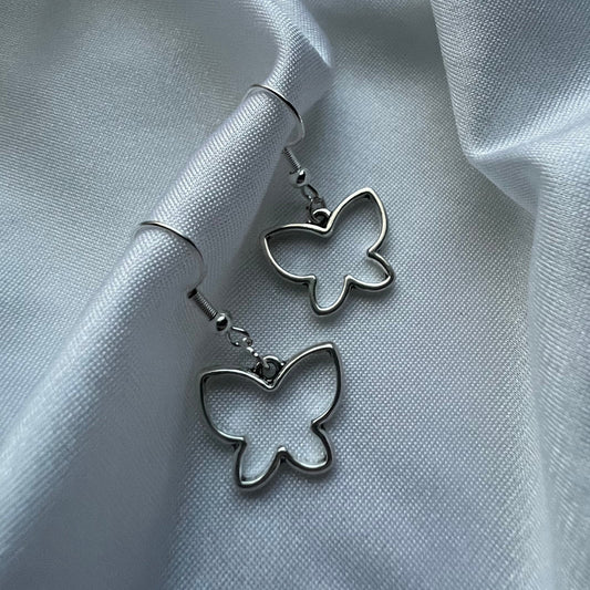 butterfly cutout earrings