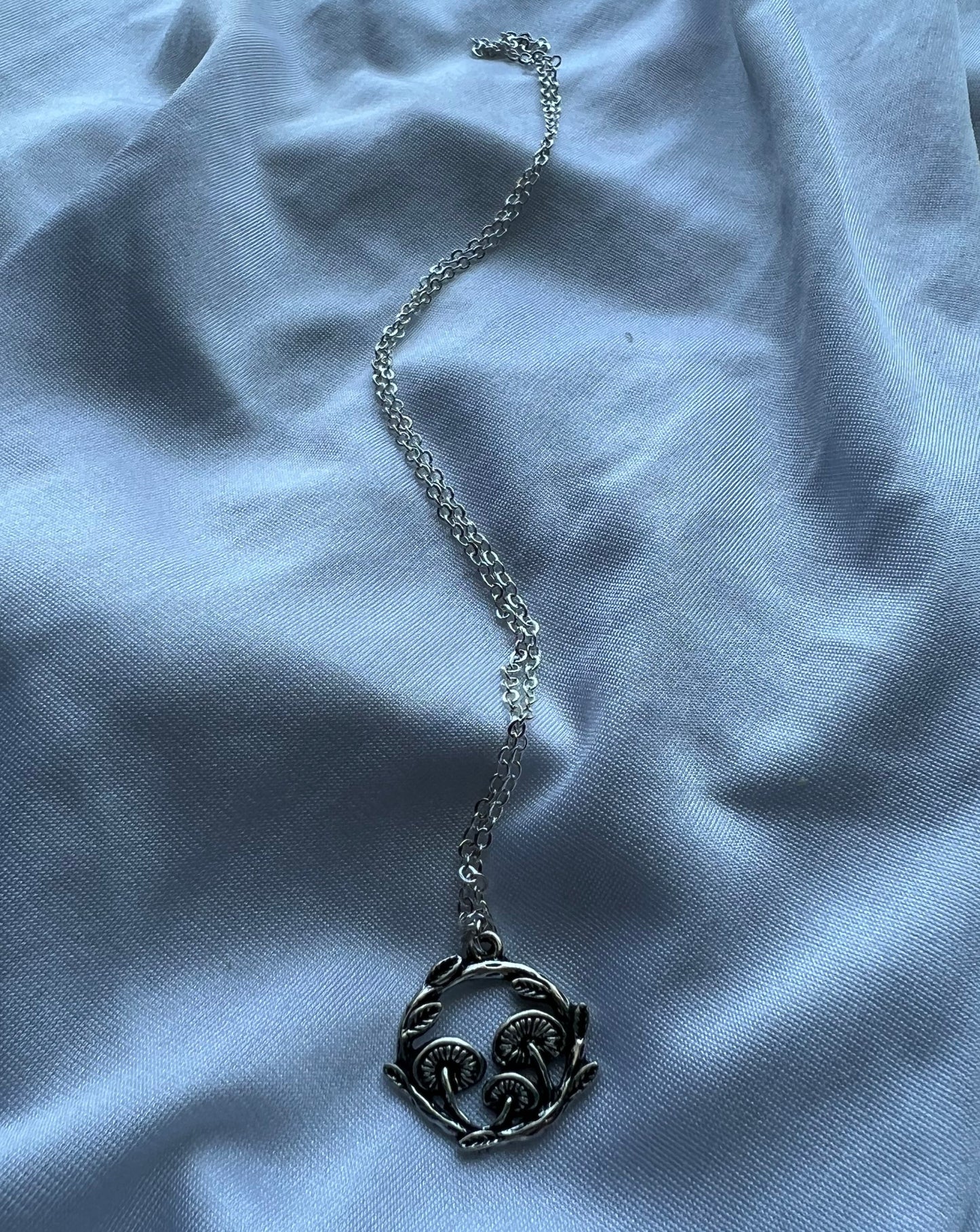 enchanted mushroom forest necklace