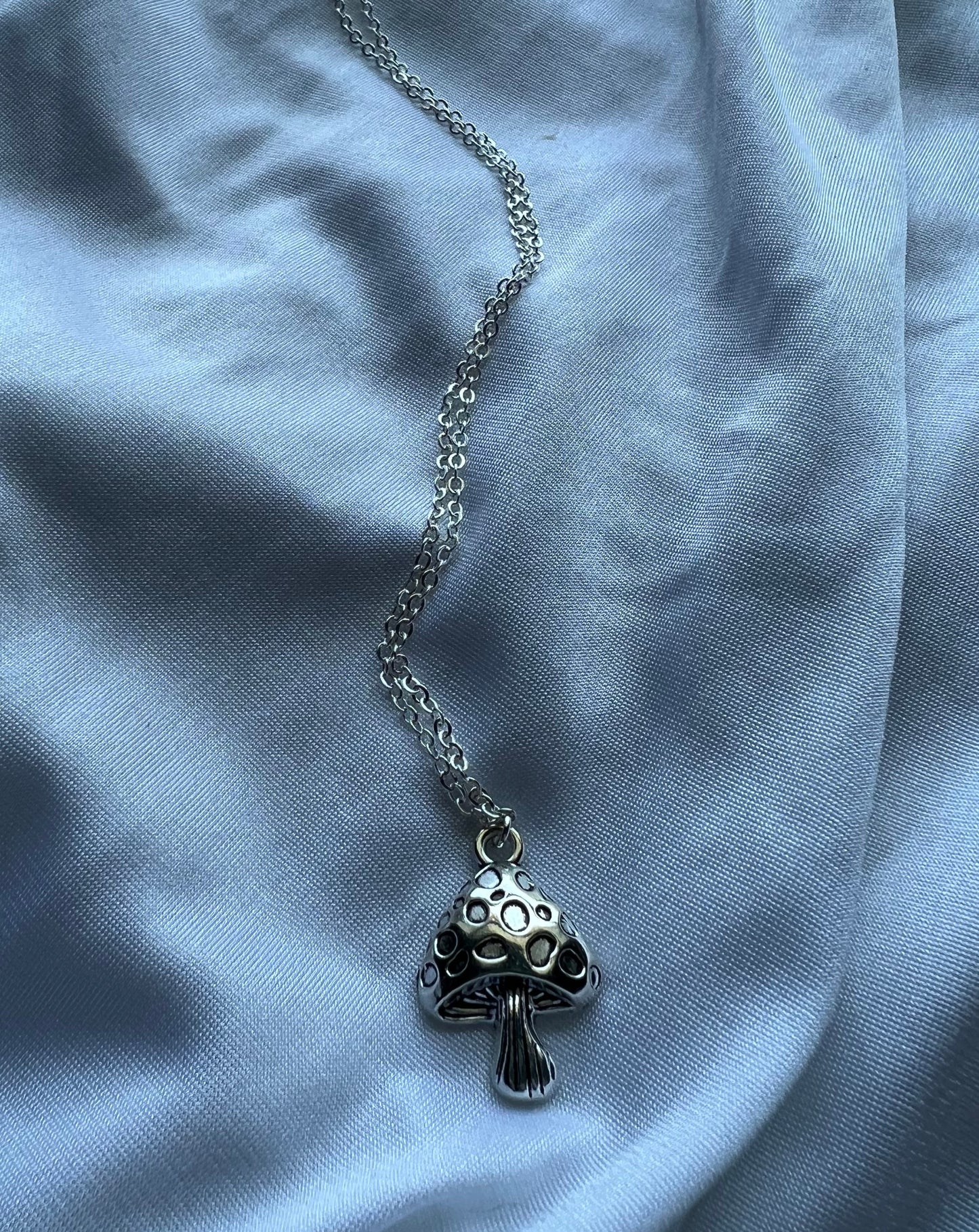 large mushroom necklace