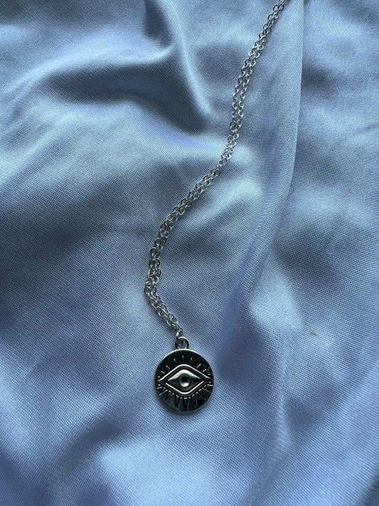 circular eye necklace