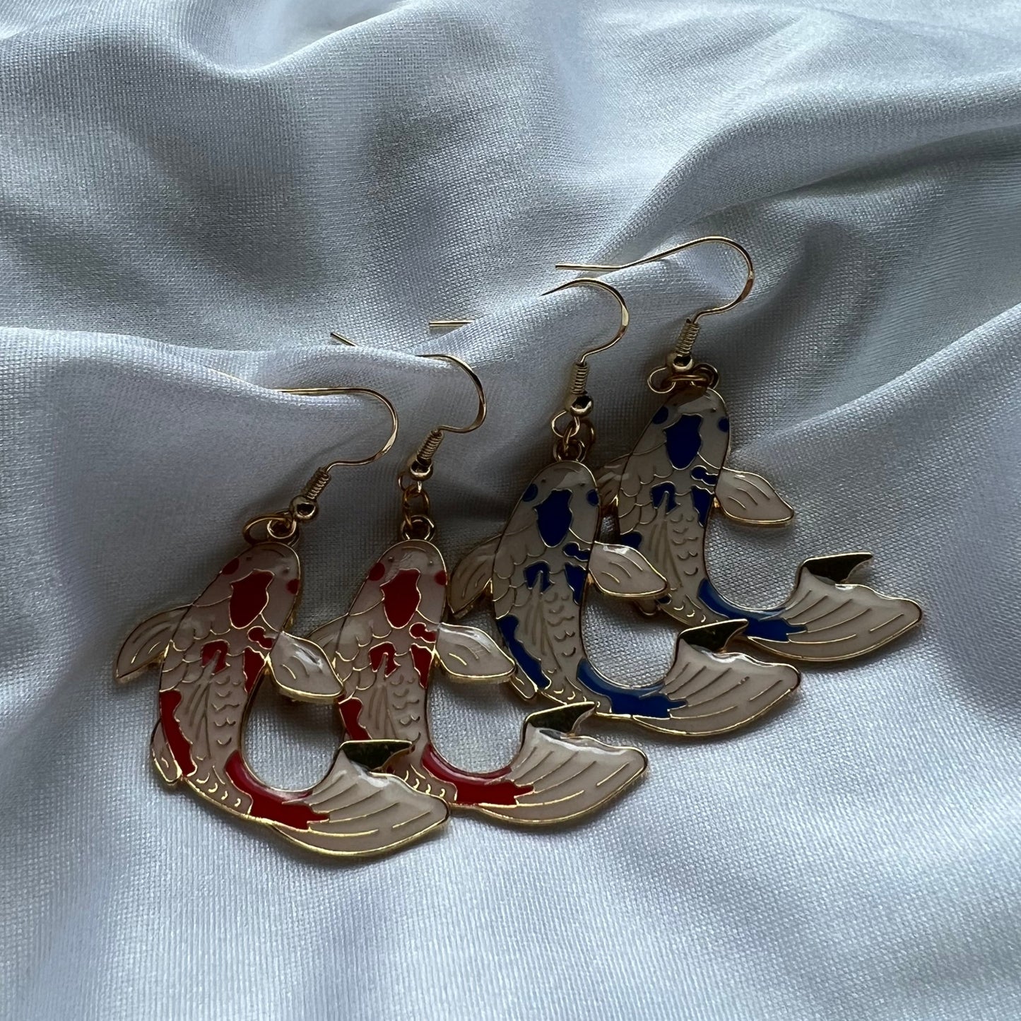 koi fish earrings