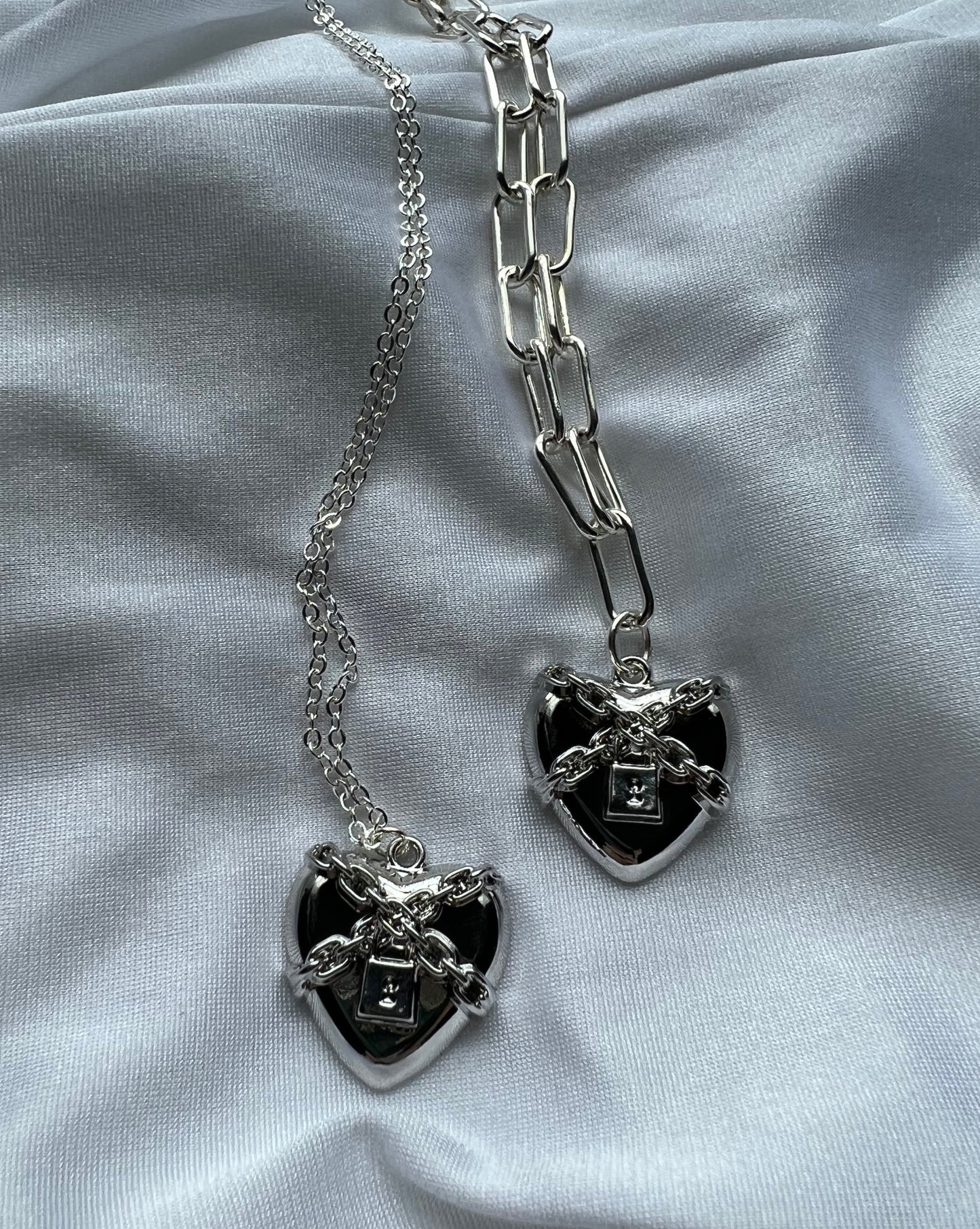 heart lock necklace