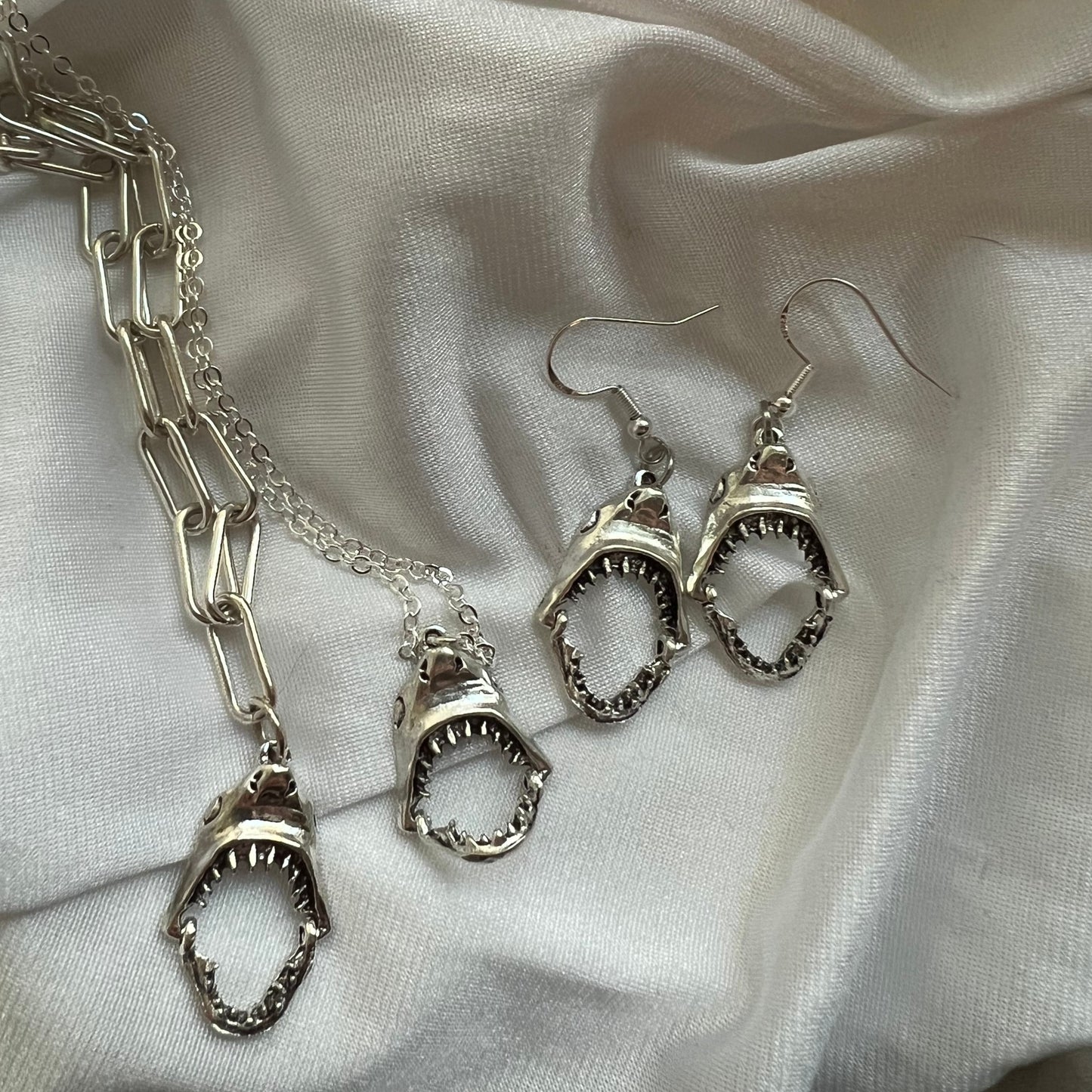 new shark jaw necklace