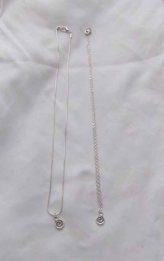 new spiral necklace