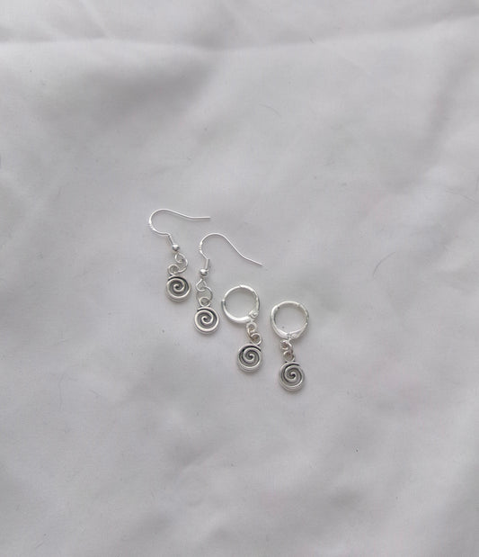 new spiral earrings